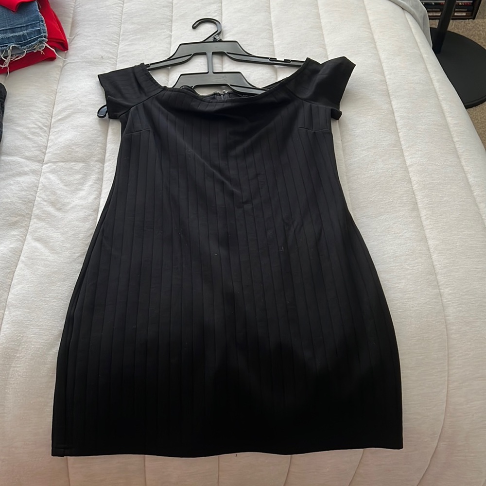 forever 21 black short dress, size L, wore once
